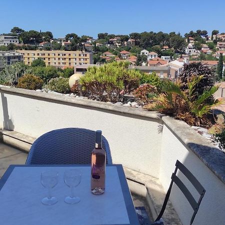 Grand Studio Terrasse De Standing, Pleine Vue Village Et Mer Carry-le-Rouet Exterior foto